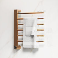Porte-serviettes chauffant électrique en acier inoxydable de haute qualité, approuvé CE et SAA, pour la maison, l'hôtel, avec commande WIFI