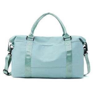 Bolsa de viaje deportiva y deportiva para mujer con logotipo personalizado, gran capacidad, tela Oxford 600D, poliéster, estilo moderno con cierre de cremallera - Product Image 5