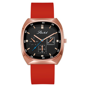 Montre tendance style académie très vendue - Montre pour femme avec bracelet en silicone - Product Image 4