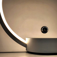 Lampe de table LED à lévitation magnétique sans fil, intensité réglable, lumière flottante pour maquillage, chevet, cadeau, décoration de Noël, éclairage domestique