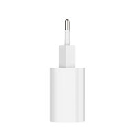 Chargeur mural portable PD à double port 18W certifié CE avec protection OTP/OVP pour téléphone 11/12/13/14