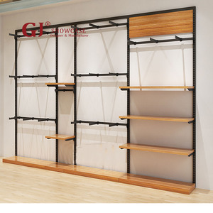 Modern Retail Clothing Display Hersteller-Kunden spezifische Kleider ständer & Boutique-Vitrinen für Herren bekleidungs geschäfte - Product Image 1