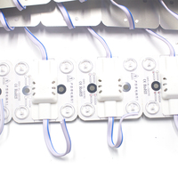 Module LED à réflexion diffuse 220V 3030, 68*68mm, 4 LED, source lumineuse carrée, film souple, plafonnier, 4W, émission de lumière blanc chaud
