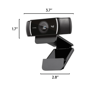 Nouvelle webcam de streaming <span class=keywords><strong>HD</strong></span> <span class=keywords><strong>C922</strong></span> <span class=keywords><strong>PRO</strong></span> 1080P avec appels vidéo, double microphone et support trépied pour le streaming/le gaming et la traduction - Product Image 3