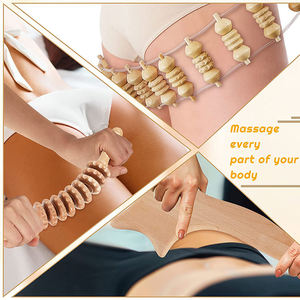 Fabrik Private Label Rollen Fuß körper Holz therapie <span class=keywords><strong>Massage</strong></span> werkzeuge Set Holz <span class=keywords><strong>massage</strong></span> werkzeuge Holz therapie <span class=keywords><strong>Massage</strong></span> werkzeuge
