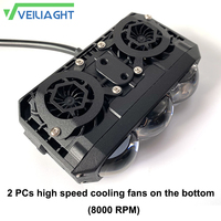 Projecteur LED à 3 lentilles à moulage unique pour calandre, accessoires d'éclairage automobile, éclairage extérieur haute puissance pour SUV