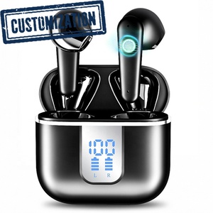 Auriculares inalámbricos verdaderos ANC + ENC, auriculares TWS <span class=keywords><strong>de</strong></span> calidad <span class=keywords><strong>de</strong></span> sonido HIFI, cancelación <span class=keywords><strong>de</strong></span> ruido con pantalla Digital <span class=keywords><strong>de</strong></span> potencia inteligente - Product Image 1