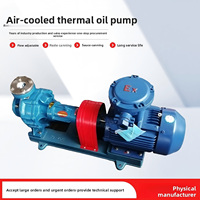 Pompa Sirkulasi Transfer Panas Oli Bertekanan Tinggi 450C RY, Pompa Booster Industri Berpendingin Udara, Motor Anti Ledakan OEM, Berbahan Besi