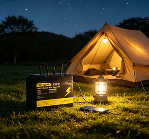 แบตเตอรี่ LiFePO4 12V 100Ah 200Ah แบบ Deep Cycle คุณภาพเกรด A มีสินค้าในคลัง EU ที่โปแลนด์ เหมาะสำหรับรถบ้าน เรือ และระบบโซลาร์ - Product Image 1