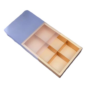 Divisore di carta personalizzato design personalizzato all'ingrosso fatto a mano arte colorata scatole regalo di cioccolato oro fatto in casa - Product Image 5