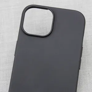 Custodia per telefono in TPU morbido Ultra sottile Color caramella morbida Cover posteriore in TPU satinato custodia per telefono cellulare per iPhone 15