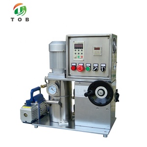 TOB Thương Hiệu 1-10L Pin Bùn Chân Không Trộn Thiết Bị Phòng Thí Nghiệm <span class=keywords><strong>Mixer</strong></span> Với Handwheel - Product Image 1