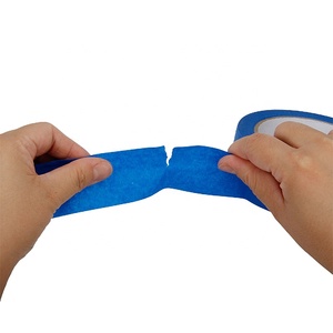 100 ℃   Ruban adhésif bleu résistant à la chaleur pour peintres, ruban de masquage résistant aux UV pendant 14 jours, vente en gros d'usine pour la rénovation - Product Image 4