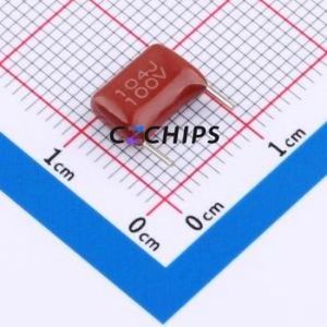 Condensador de película de polipropileno (CBB) MPP104J2AB030C3F0ZR, componente de montaje en orificio (THT), 100nF, 5%, 100V - Product Image 1