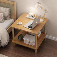 Table de chevet simple et moderne pour chambre à coucher, petite table de rangement, table d'appoint pour maison de location, petite table basse