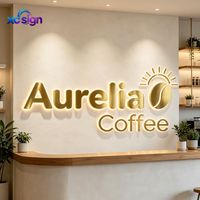 Enseigne murale personnalisée en acier inoxydable avec éclairage LED 3D étanche IP65 pour magasins commerciaux, centres commerciaux, instituts de beauté et hôtels