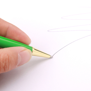 Stylo métal diamant Pierres dégringolées en cristal Stylo à bille en métal infusé Stylo promotionnel à copeaux de cristal naturel - Product Image 6