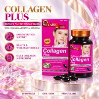 Capsules de collagène non-OGM en gros sous marque privée pour la peau, les cheveux et les ongles - Complément alimentaire pour adolescents et adultes OEM