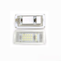 Éclairage de plaque d'immatriculation LED pour BMW E46 Coupé 2 portes OE 51138236269 Sans erreur 12V Blanc Lampe de plaque d'immatriculation Pièces de rechange auto