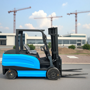 מלגזה חשמלית קטנה 1.5-3 טון, בעלת אישור CY EURO5 <span class=keywords><strong>CE</strong></span>, קיבולת 1500 ק\\\"ג, סוללת ליתיום-יון, הנעה 4X4, תורן דו-שלבי, מתאימה לשטח קשה - Product Image 1