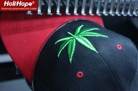 Machine à broder motorisée à 2 têtes et 15 aiguilles pour casquettes de baseball, machine à broder Holiauma pour chapeaux, en promotion