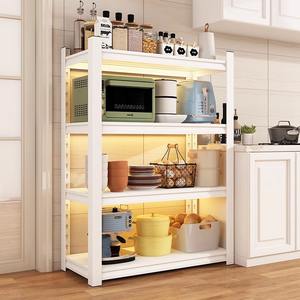 Support de rangement de cuisine en acier au carbone noir Offres Spéciales Type debout en métal étagère de four à <span class=keywords><strong>micro</strong></span>-ondes - Product Image 6