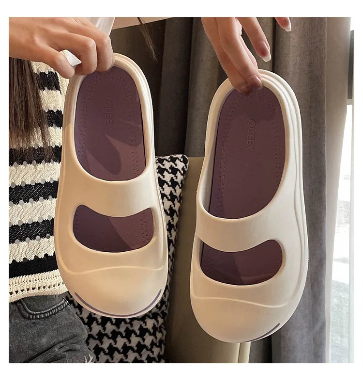 Women Slide Sandals Ladies House Slippers for Home Thick Soles Non-slip Women's EVA Slippers