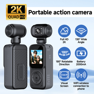 Caméra d'action sportive WiFi grand angle 360° 4K Full HD avec stockage sur carte MicroSD, compatible OEM/ODM, faible MOQ, pour montage sur casque de moto - Product Image 2