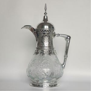 Carafe à eau froide en verre de luxe arabe du Moyen-Orient pour usage domestique, grande capacité 1,6 L, carafe à thé de haute qualité - Product Image 4