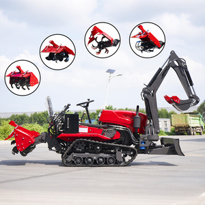 Livraison Gratuite CE Mini Tracteur à Chenilles 25HP 35HP 50HP 80HP 100HP pour Tracteurs Agricoles Multifonctionnels et Excavateurs - Product Image 2