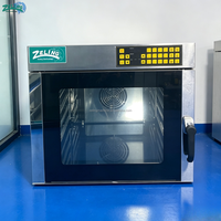 Four à convection électrique à écran tactile ZL-T4E ZL-T4E Mini four à air chaud commercial en acier inoxydable avec vapeur pour pâtisserie