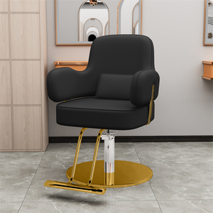 z Ergonomic Barber Chair Hydraulic Pump Base Adjustable <b>Footrest</b> Height 360 Rotation-Durable Faux Leather Seat for Commercial - Product Image 6