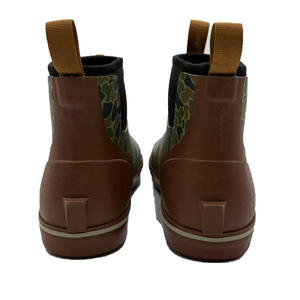 Botas de Lluvia Unisex de Neopreno con Diseño de Camuflaje, Impermeables, con Punta Redonda, Tipo Botín - Product Image 4