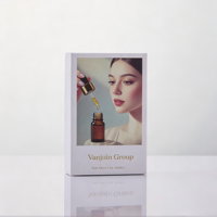 Boîte cadeau en carton rigide recyclable avec fenêtre transparente en PET, personnalisable avec logo imprimé, pour ensemble cosmétique ou œuvres d'art faites à la main