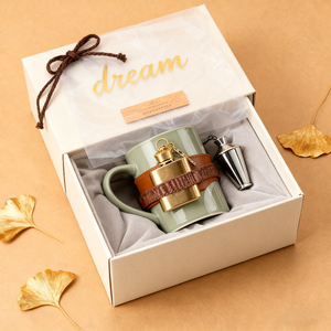 Mới lạ Retro Mini Hip + gốm Mug Quà Tặng cốc cà phê thép không gỉ xách tay rượu Whisky Flask Bộ cho du lịch cắm trại người yêu - Product Image 4