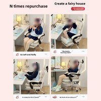 Chaise d'ordinateur inclinable confortable pour la maison, chaise de gaming, chaise de bureau, chaise de canapé, pour dortoir, diffusion en direct et apprentissage