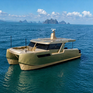 Yacht sportif en aluminium UBI 11511 personnalisé de 11,6 m pour 11 passagers, moteur hors-bord de 300 CV, bateau de 35-40 nœuds, télécommande, transport, pêche - Product Image 1