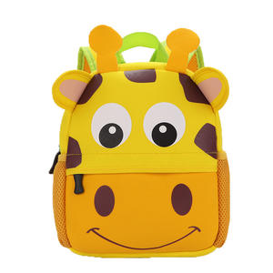 Borsa da scuola in Neoprene di grande capacità con Logo personalizzato stampa digitale modello animale carino progettato per bambini e ragazzi - Product Image 1