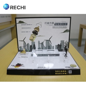 Espositore da banco RECHI <span class=keywords><strong>in</strong></span> acrilico bianco per biberon con display del prezzo - Product Image 3