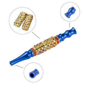 Nuovo Design di lusso vendita caldo in metallo narghilè punte per <span class=keywords><strong>bocca</strong></span> gioielli Shisha colorato con stile smerigliato - Product Image 6