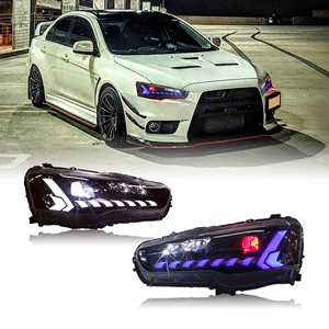 ไฟหน้ารถยนต์ HOSI LED รุ่นดัดแปลงสำหรับรถยนต์มิตซูบิชิ แลนเซอร์ เอ็กซ์ ปี 2008-2018 ไฟ LED สำหรับรถยนต์มิตซูบิชิ แลนเซอร์ เอ็กซ์ อะไหล่รถยนต์ ขายส่งจากโรงงาน - Product Image 2