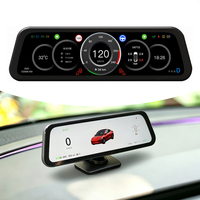 Pour Tesla Model 3/Y, écran HUD de 9,6 pouces pour tableau de bord, prise en charge de Carplay et Android Auto, navigation automobile, écran numérique du tableau de bord