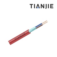 TianJie UL Listé 18AWG 2C Solide 100% Cuivre FPLR Riser Câble d'alarme incendie