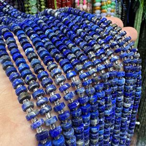 Cuentas espaciadoras sueltas Jiny <span class=keywords><strong>de</strong></span> 3x6mm, láminas finas <span class=keywords><strong>de</strong></span> lapislázuli y amatista, <span class=keywords><strong>jade</strong></span> semielaborado para pulseras y collares DIY - Product Image 3