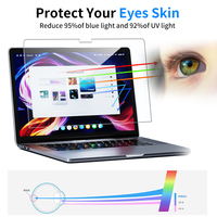 Protector de Pantalla de Vidrio Templado para Portátil Compatible con Apple MacBook Air Pro 13.3 15.3 14.2 16.2 Pulgadas