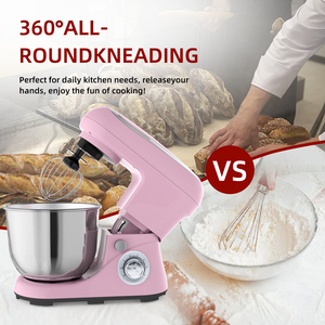 Batidora de Pedestal Doméstica de 1300W y 5L para Repostería, Panadería y Masa, Electrodoméstico de Cocina Planetario de 5L - Product Image 6