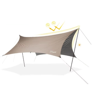 <span class=keywords><strong>Vidalido</strong></span> Muyun พระอาทิตย์ตกเมฆกลางแจ้งหลังคาป้องกันแสงแดดฝนกาวเงินไทเทเนียมหลังคาแคมป์ปิ้ง - Product Image 1