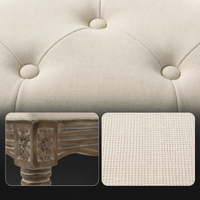 Fauteuil de détente minimaliste en velours gris et bois de caoutchouc rembourré pour chambre à coucher, idéal pour hôtels et parcs