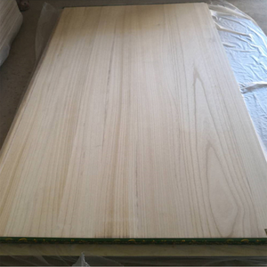 저렴한 가격 천연 목재 색상 폴로니아 접착 솔리드 우드 보드 - Product Image 2