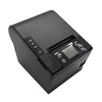 Imprimante de reçus thermique sans fil de bureau Uyin CK837C 80 mm avec coupe automatique, compatible iOS, Android, MAC